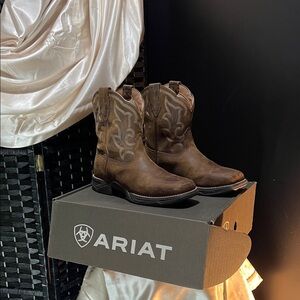 Ariat Distressed Waterproof Leather Western Boots